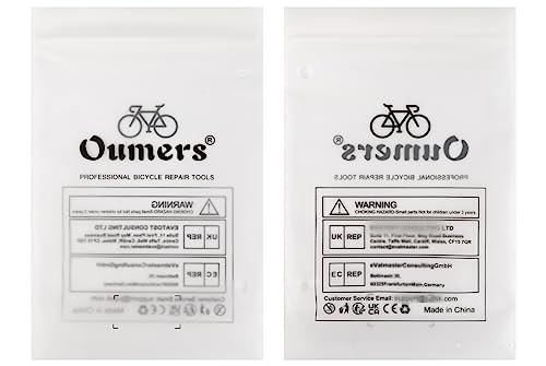 Oumers Bicycle 36PCS Presta Valve Sets, Schrader Adapter, 2-in-1 Presta Valve Core Tool, Portable Storage Box