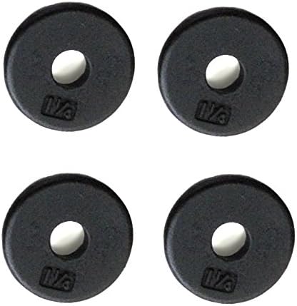 Ader Standard 1" Hole Cast Iron Weight Plate-Black