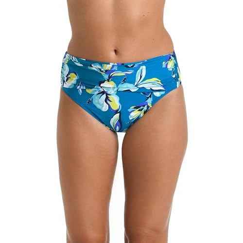 La Blanca Women's Mid Waist Sash Band Swimsuit Bottom