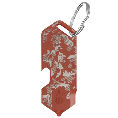 Orange Camo Gerber Shard 3-in-1 Multitool Keychain with Bottle Opener