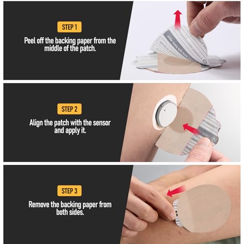 Waterproof Dexcom G7 Adhesive Patches - Tan, 30PCS CGM Sensor Cover