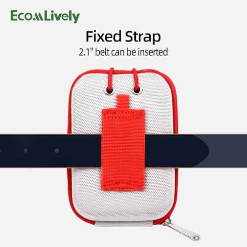 Golf Range Finder Case - Universal Protective Rangefinder Hard Case Compatible with Bushnell, Callaway, Garmin & More Rangefinders, Shockproof Anti-Scratch Rangefinder Pouch (Silver)