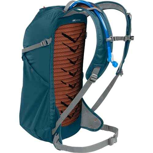 CamelBak Rim Runner X22 Hiking Hydration Backpack with 1.5L Crux Reservoir, Blue Granite