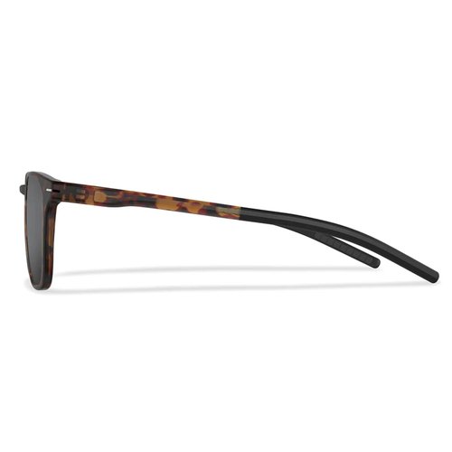 ROKA Rory Ultra-Lightweight Rectangular Frame Sunglasses - Gold Tortoise Frame - Dark Carbon Polarized Lens