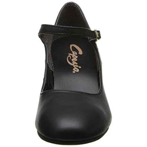 Capezio Manhattan Character Shoe, Black, 6 W