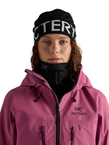 Unisex Wool Recycled Polyester Beanie Hat - Reversible Arc'teryx Word Head Toque One Size / Orca
