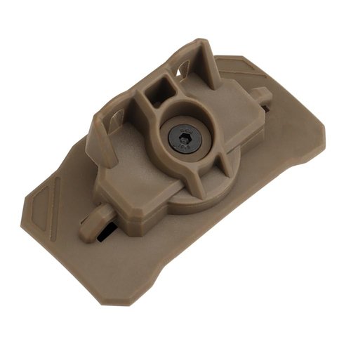 Tactical Helmet Mount for X300/X400/TLR-1/Surefire Series Lamp with 360° Rotate and Hoo&Loop Fast-Attach, Nylon Material, (Tan)