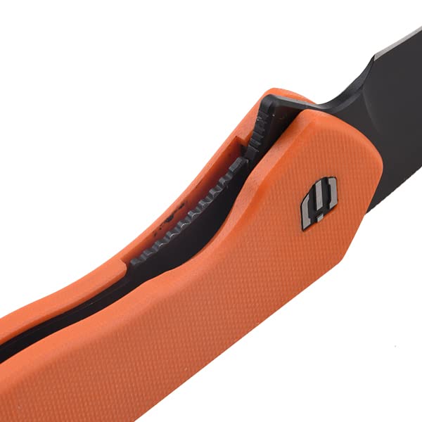 SHIELDON Viper Pocket Knife Black DLC Finish 154CM Steel Blade G10 Handle Nested Liner Lock Folding Knife Qualified for Outdoor Usage (Black Blade)