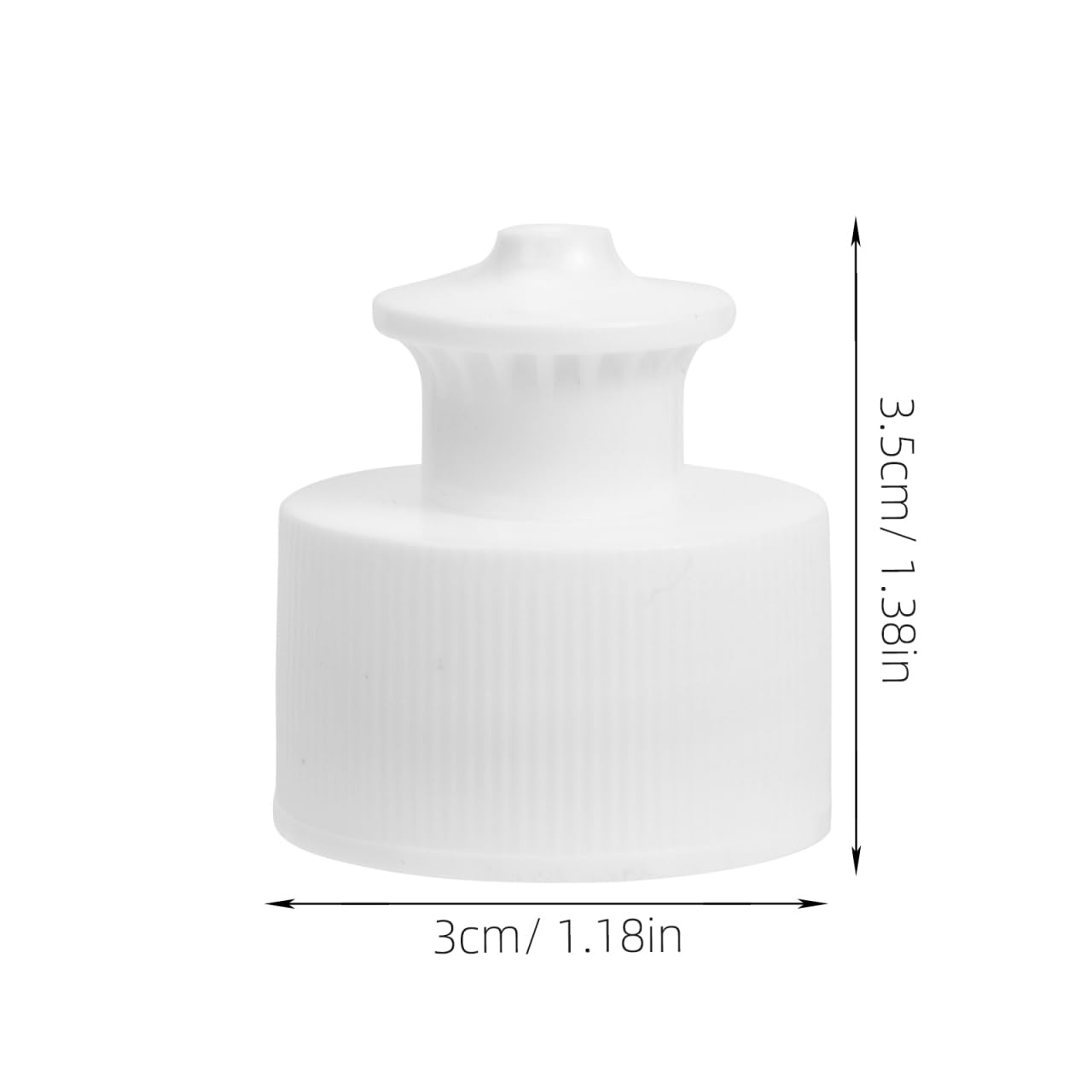 20Pcs 28mm Leak-Proof Sports Bottle Lids - Push-Pull Design for Gym & Outdoor Water Bottles