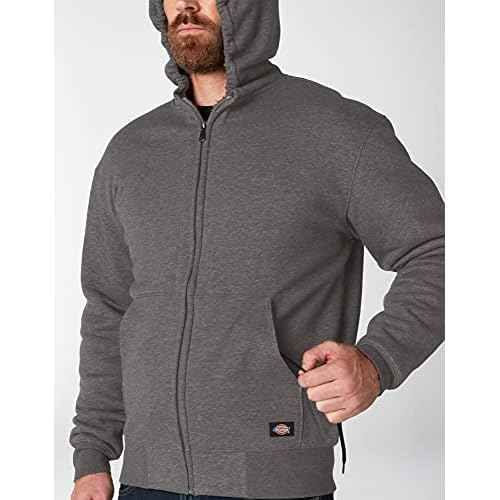 Dickies Men's Sherpa Lined Fleece Zip Hoodie