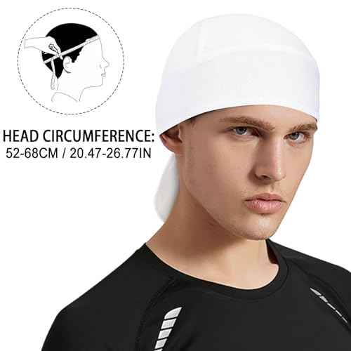 GXCROR Sports Bandanas Cap Skull Caps for Men Breathable Women Skull Cap Helmet Liner