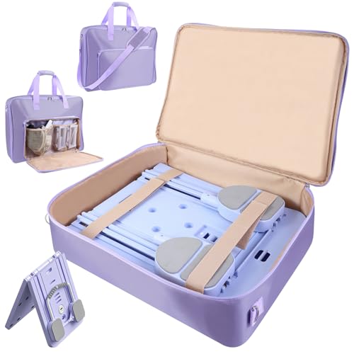 Pilates Board Storage Bag with Multiple Compartments and Carry Handle