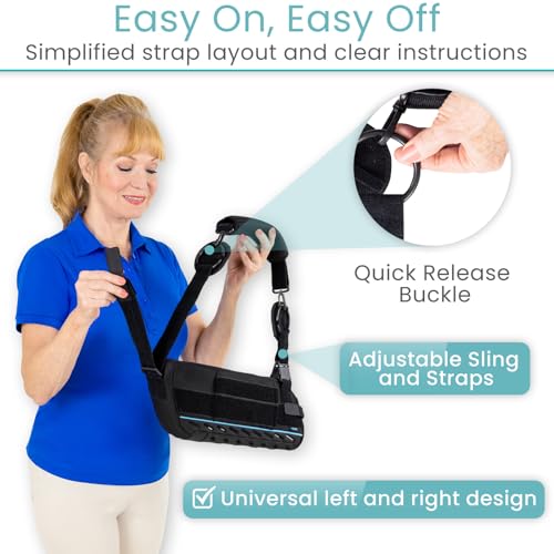 Medium Shoulder Sling with Abduction Pillow - Rotator Cuff Support & Rehab