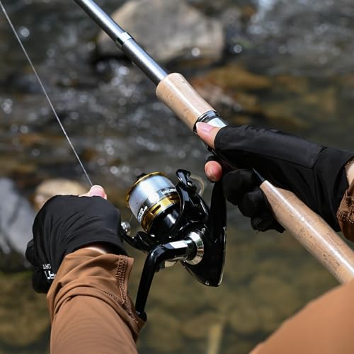 6.9FT Carbon Fiber Fishing Pole Combo with Spinning Reel & Bag - Saltwater & Freshwater