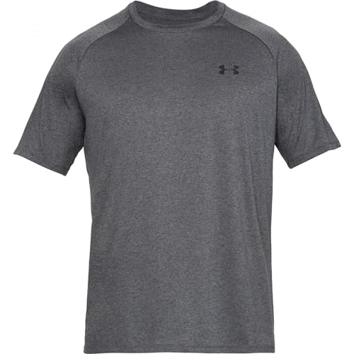 Under Armour Mens Tech 2.0 Short-Sleeve T-Shirt - 4X-Large Big Carbon Heather/Black
