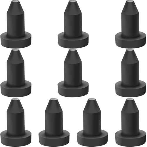 10 Pcs 1/2" Kayak Drain Plug, Scupper Plugs for Most Fishing Boats Kayak, Compatible with Sundolphin Pelican Kayaks Aruba 8 SS, Aruba 10, Excursion 10, Black