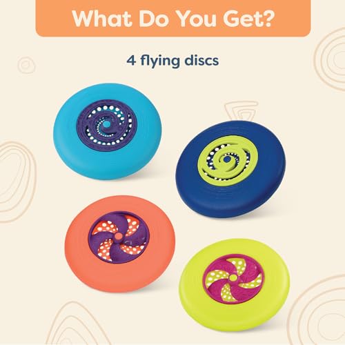 Kids Flying Disc Set - Colorful Outdoor Toss and Catch Toys for Ages 4+