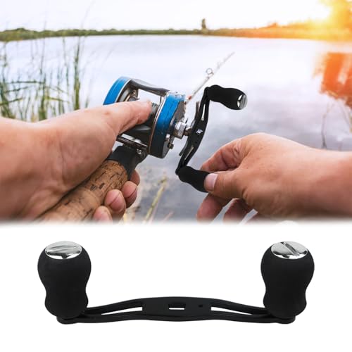 2-Pack Fishing Reel Handle Replacement Kit with EVA Grips for Baitcaster
