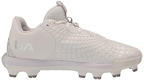 Girls' Under Armour Glyde 2.0 TPU Jr Sneakers - 3 Little Kid White/White/Metallic Silver