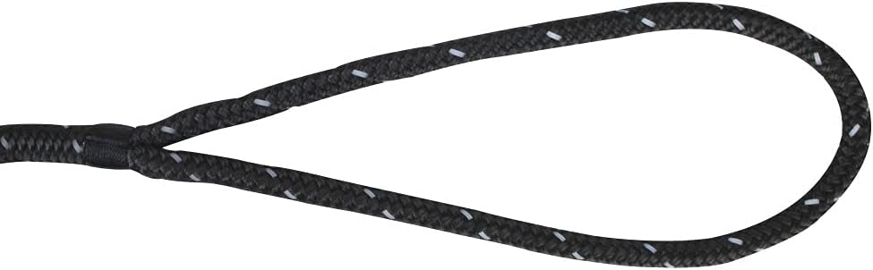 Extreme Max 3006.2481 BoatTector Double Braid Nylon Dock Line - 1/2" x 20', Black with Reflective Tracer