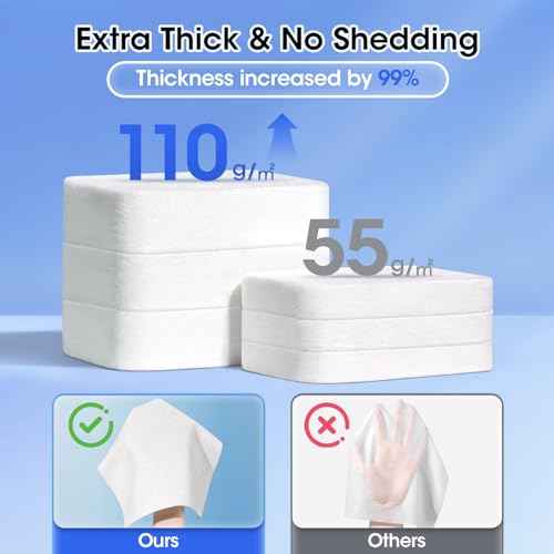 KIVORA Thick Compressed Towel Tablets 20 Pack ? Disposable Face Towels & Washcloths for Travel, Extra Absorbent Cotton Towels for Camping, Outdoor, or Emergency Use