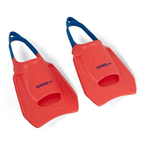 Speedo 808766F960L Biofuse Fitness Fin Fluro Tangerine/Pool Blue/Blue Flame L