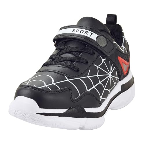 Toddler Little Big Boys Girls Running Sneakers - Black 12