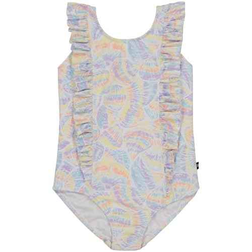 Nautica Girls' One-Piece Swimsuit with UPF 50+ Sun Protection, Quick Drying Bathing Suit