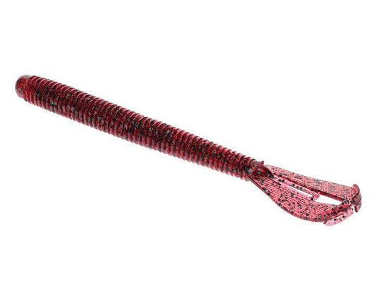 Strike King (RGTTCUT6-85) Rage Twin Tail Menace Worm Soft Bait Fishing Lure, Color 85 - Red Bug, 6"