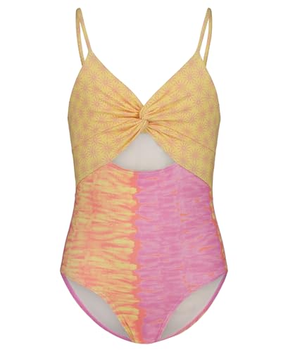 Girls' One Piece Swimsuit UPF 50+ Sun Protection Quick-Dry - 12 / Fresh Squeezed