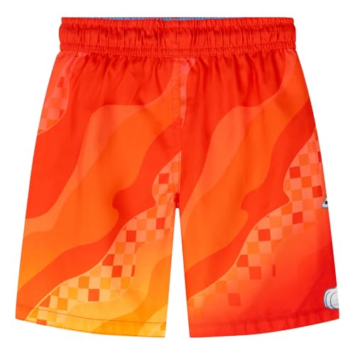 Paw Patrol Boys' Microfiber Swim Trunks 3T Orange Chase Marshall