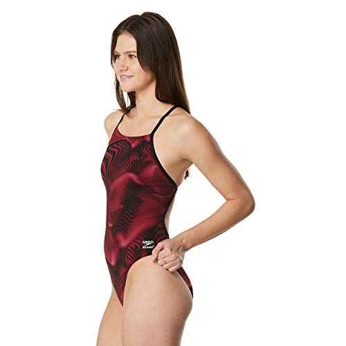 Speedo Women's Swimsuit One Piece ProLT Cross Back Printed Adult Team Colors