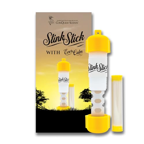 Hunting Scent Dispenser with Deer Bedding Wax Tube - Reusable Wildlife Attractant