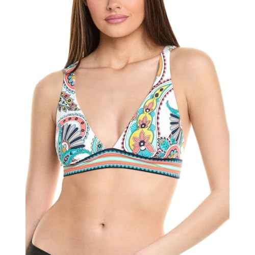 La Blanca Women's Standard Over The Shoulder Triangle Swimsuit Top