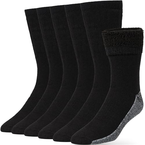 Alvada Merino Wool Hiking Socks Thermal Warm Crew Winter Boot Sock For Men & Women 3 Pairs