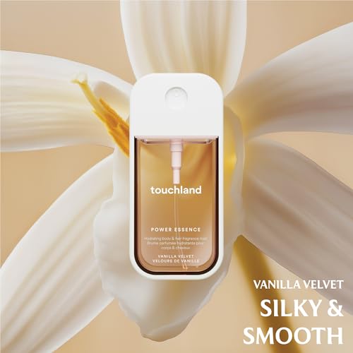 Touchland Vanilla Indulgence Hand Sanitizer & Body Mist Set Travel Size Vanilla
