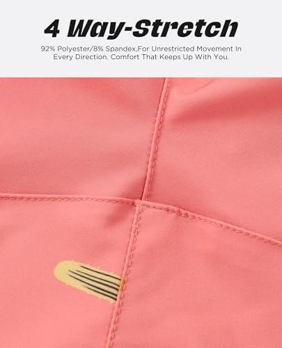 Men's Swim Trunks with Compression Liner 5 Inch Inseam - Pink Colorful Cactus, Medium