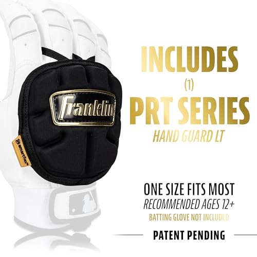 Baseball Hand Guard for Right and Left Hand Batters - Black, One Size, Protective Shield