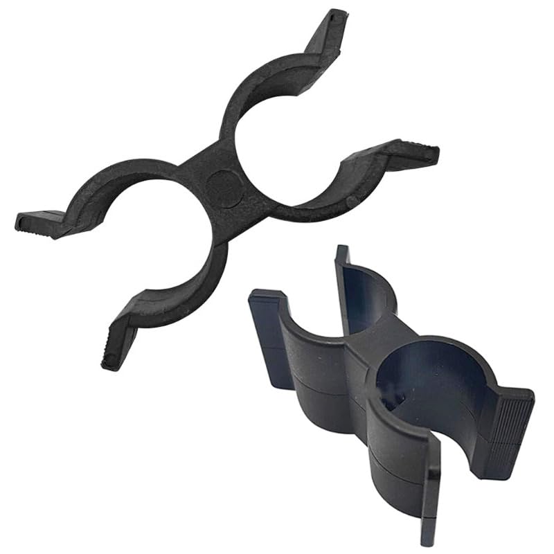 Boat Pole Clips - Anti Rattle Bimini Top & Support Pole Holders (4 Pack)