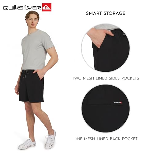 Quiksilver Men's Water-Friendly Stretch Hybrid Shorts - Large / Black