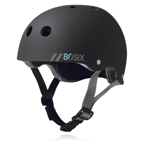 80SIX Triple Certified Multisport Helmet - Ideal for Bike, Scooter, Skateboard, Roller Skate and Inline Skate