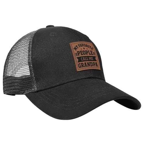 Funny Gifts for Grandpa,Grandpa Gifts from Grandkids,Birthday Gift,Trucker Hat for Men Mesh-Back Baseball Cap