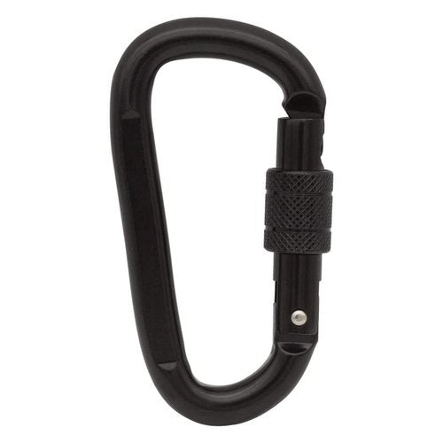 D-Shaped Locking Rock Climbing Carabiner Clips(3pcs),Professional 23KN Heavy Duty Caribeaners for Rappelling Swing Rescue & Gym etc,Large Carabiners