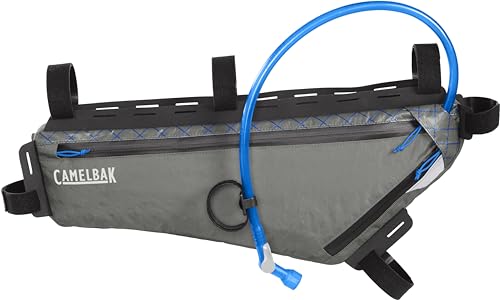 CamelBak M.U.L.E. Bikepacking Waterproof Triangle Frame Pack - Includes 2L Quickstow Hydration Reservoir Bladder, Large
