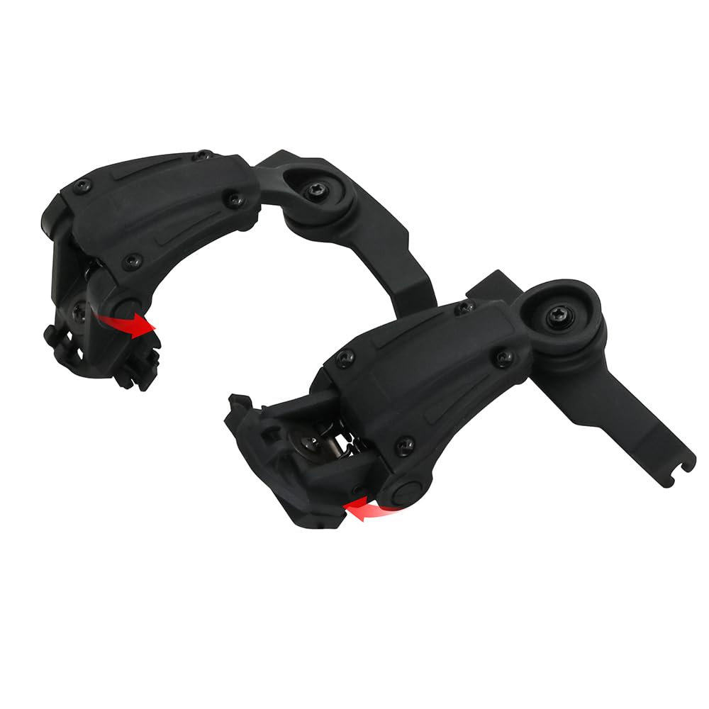 Bifrost Gear COM-RAC Tactical Helmet Rail Adapter for Walker's Razor Headset (Black)