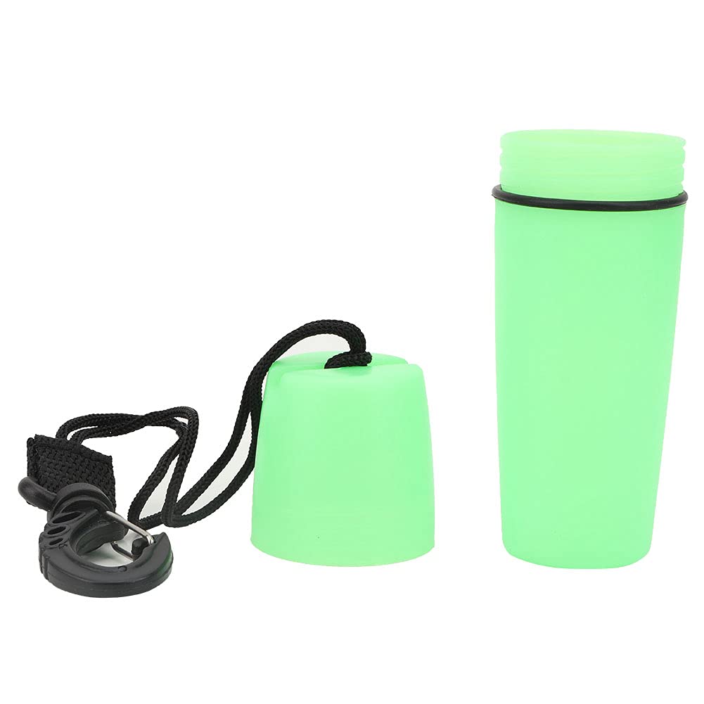 Qiilu Money Holder Money Holder for Swimming Abs Portable Sealing Water Container Bottle with Buckle for Diving Snorkeling Surfing(Green) (Green)