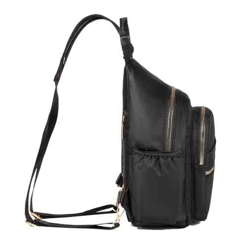 Crossbody Sling Bag Mini Backpack for Women Convertible, Small Crossbody Bags for Travel Hiking Daypack
