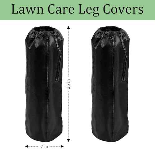 2 Pcs Lawn Care Leg Gaiters,Adjustable Leg Waterproof Hiking Gaiters for Snow,Garden Trimming Weed Eater Leg Chaps