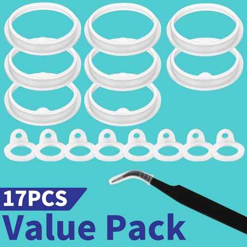 Lid Gasket Replacement for TAKEYA Actives Water Bottle 24OZ, Leak-Proof Rubber Seal Ring Gaskets O Ring Replacement Parts, Compatible with TAKEYA Actives All oz (Not for TAKEYA Originals) (17)
