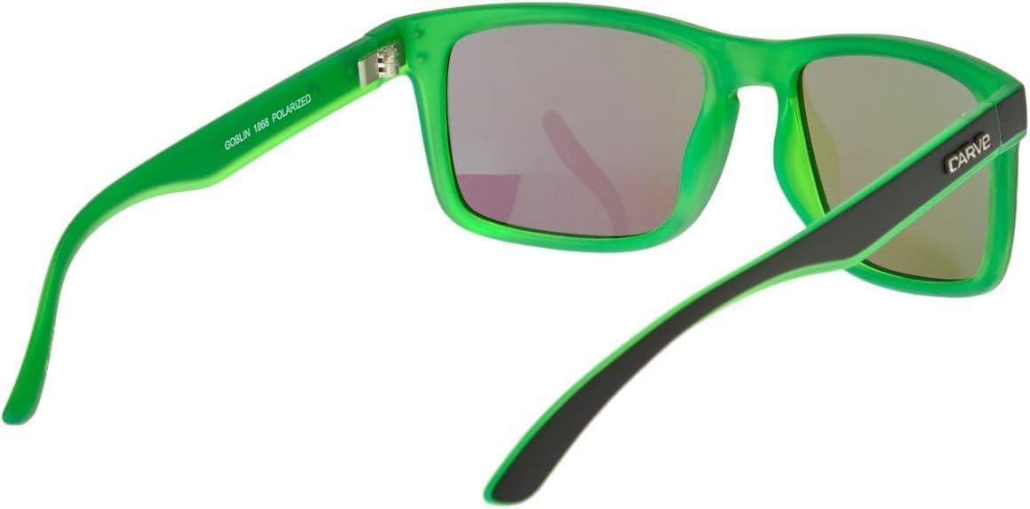 CARVE Goblin Sunglasses – Bold Rectangular Shades, 100% UV Protection, Lightweight & Comfortable, The Ultimate Everyday Vibe